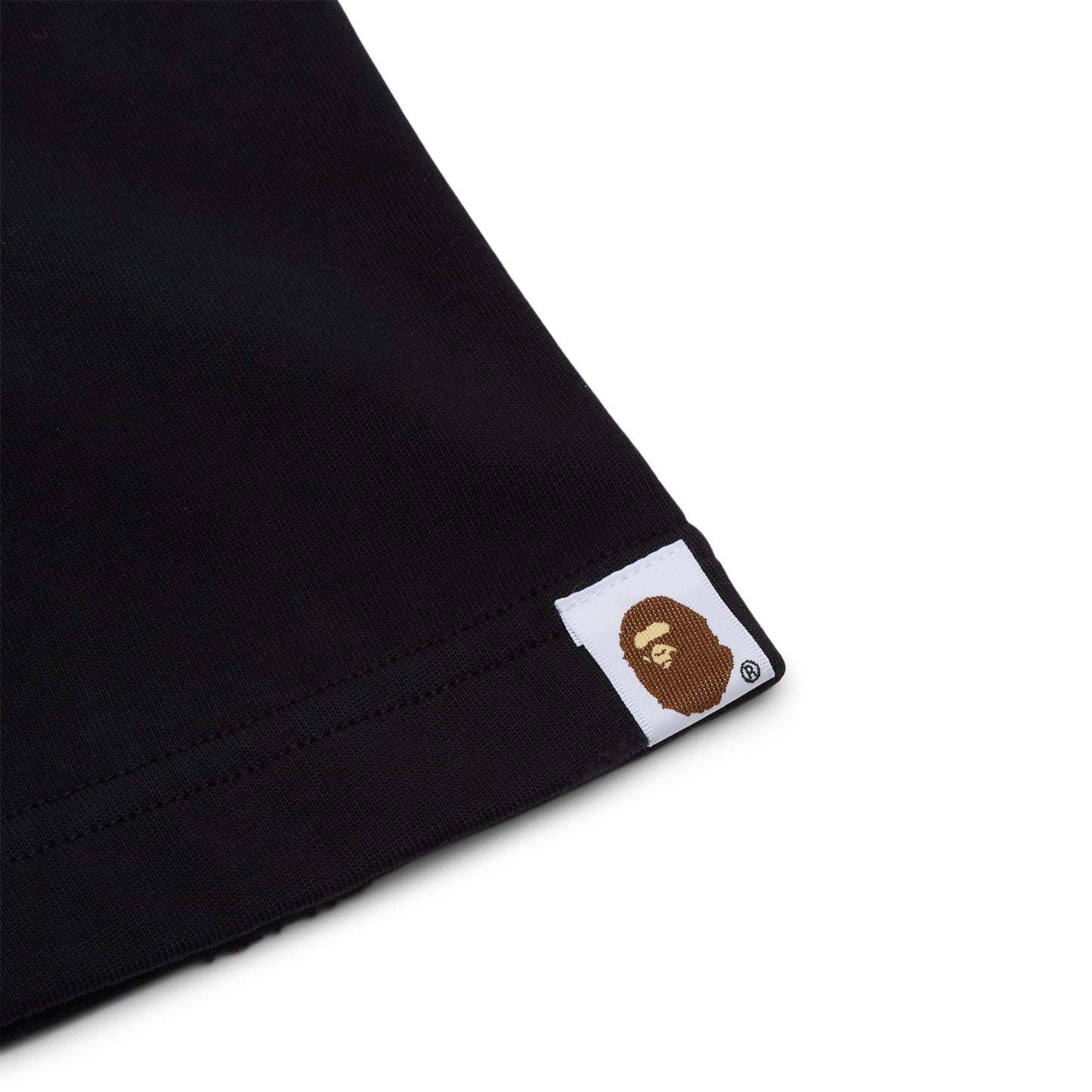 A Bathing Ape Color Camo Tie Dye Destroyed Multi Logo Relaxed Fit Tee M (Black)