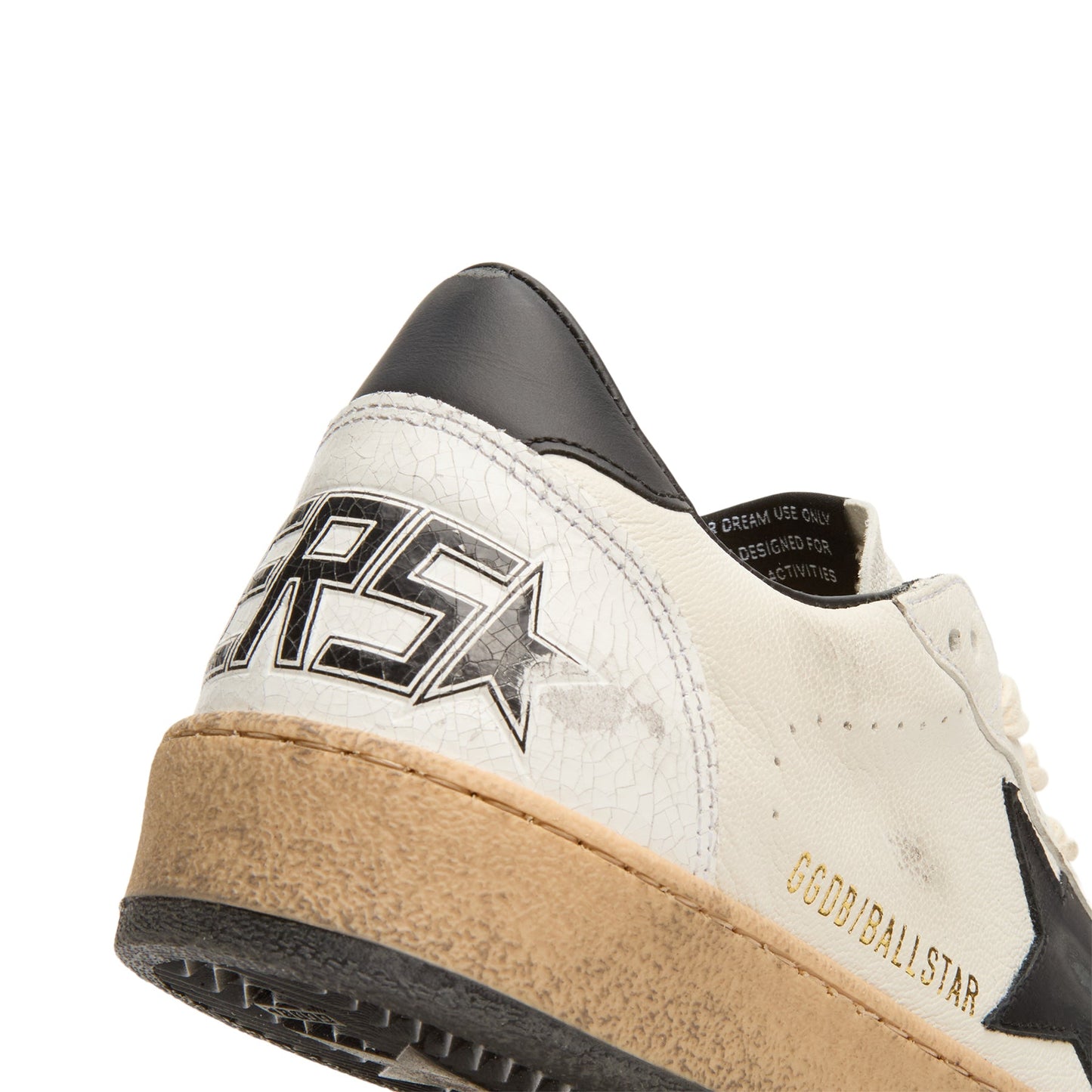 Golden Goose Ballstar Nappa Upper Leather Star And (White/Black)