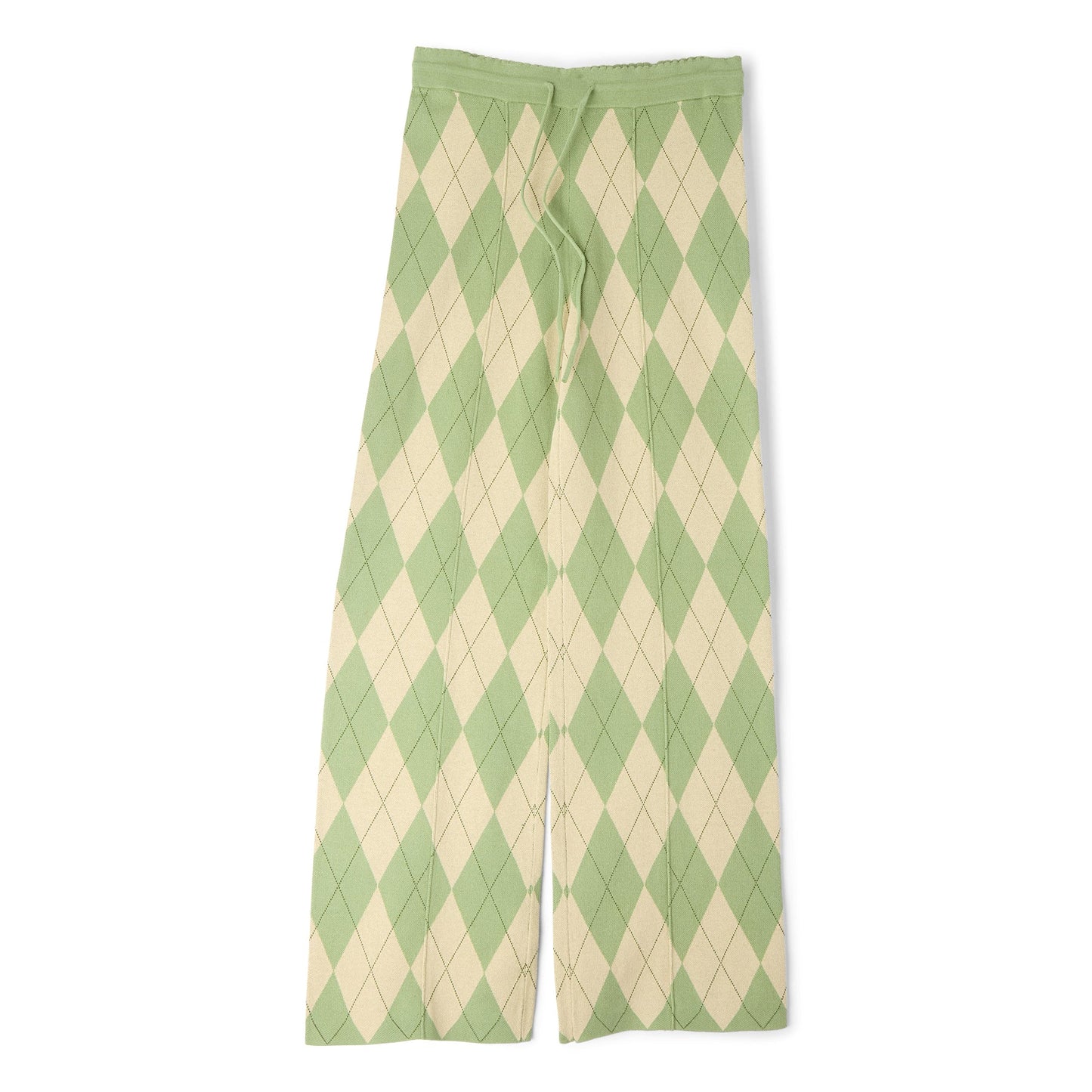 House of Sunny Argyle Lounge Pant (Matcha)