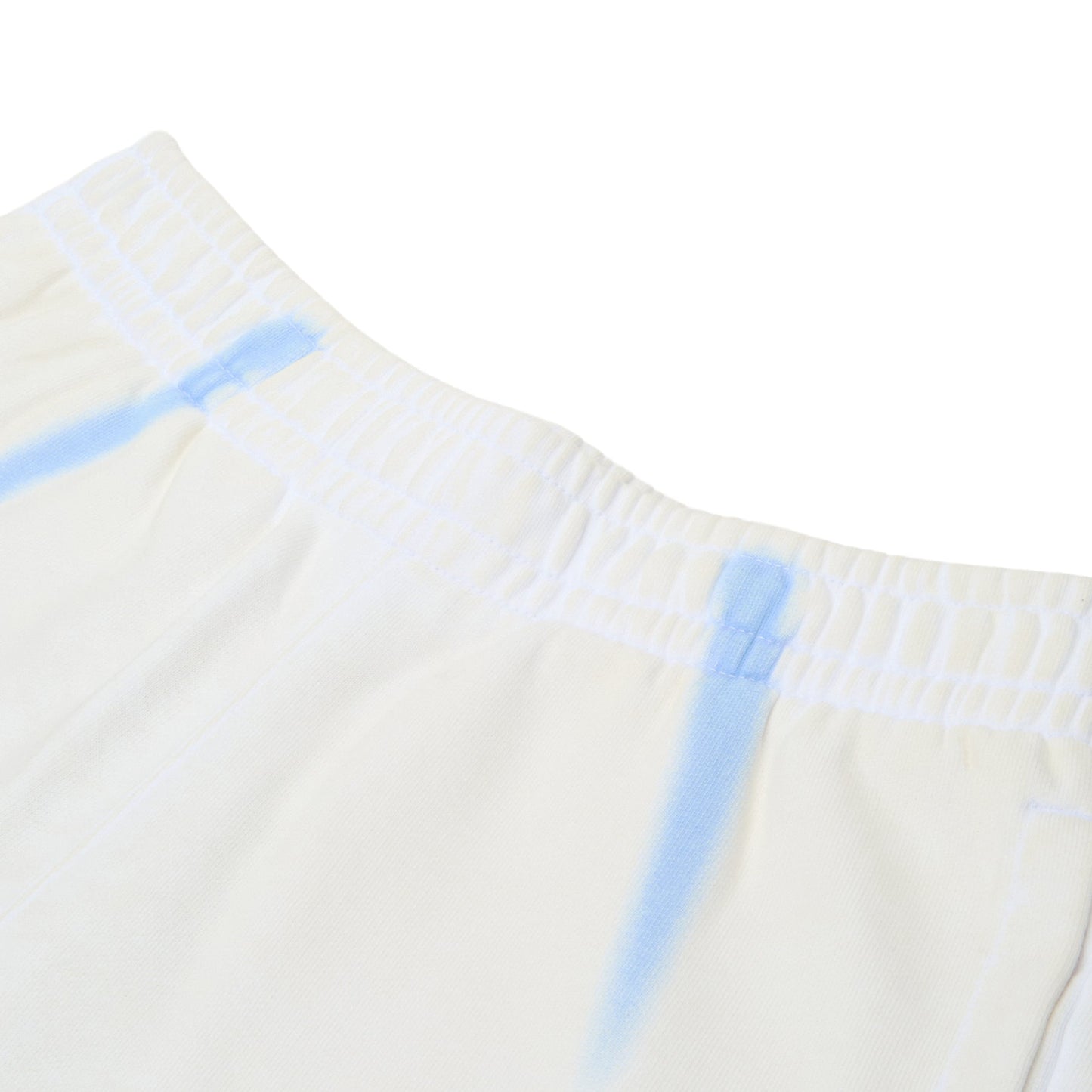 A Bathing Ape Heavy Wash Hand Draw Football Logo Relaxed Fit Sweat Shorts M (White)