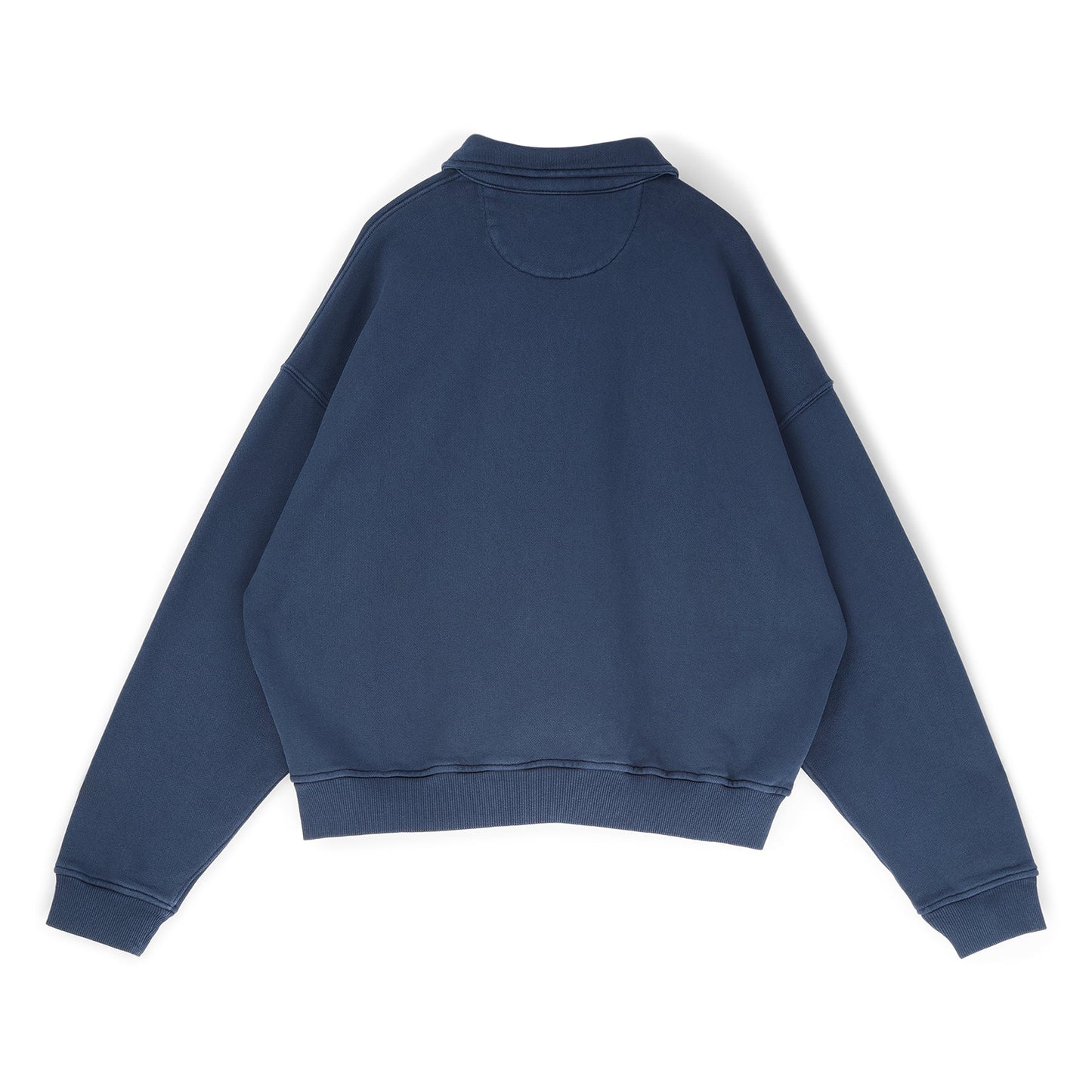 Brain Dead Half Zip Collared Sweatshirt (Midnight)