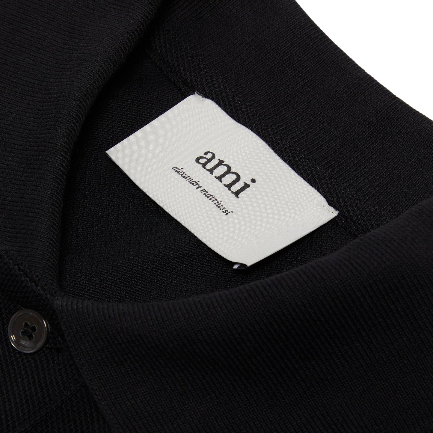 AMI ADC Polo Shirt (Black)