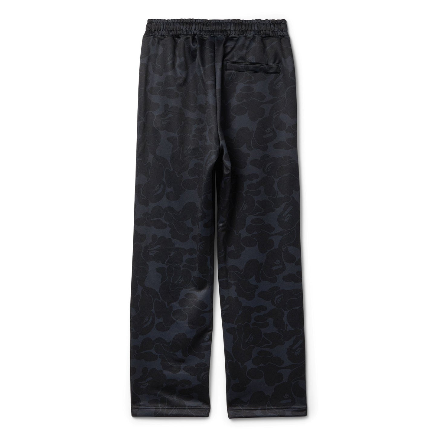 A Bathing Ape Solid Camo Bathing Ape Logo Relaxed Fit Sweat Pants (Black)