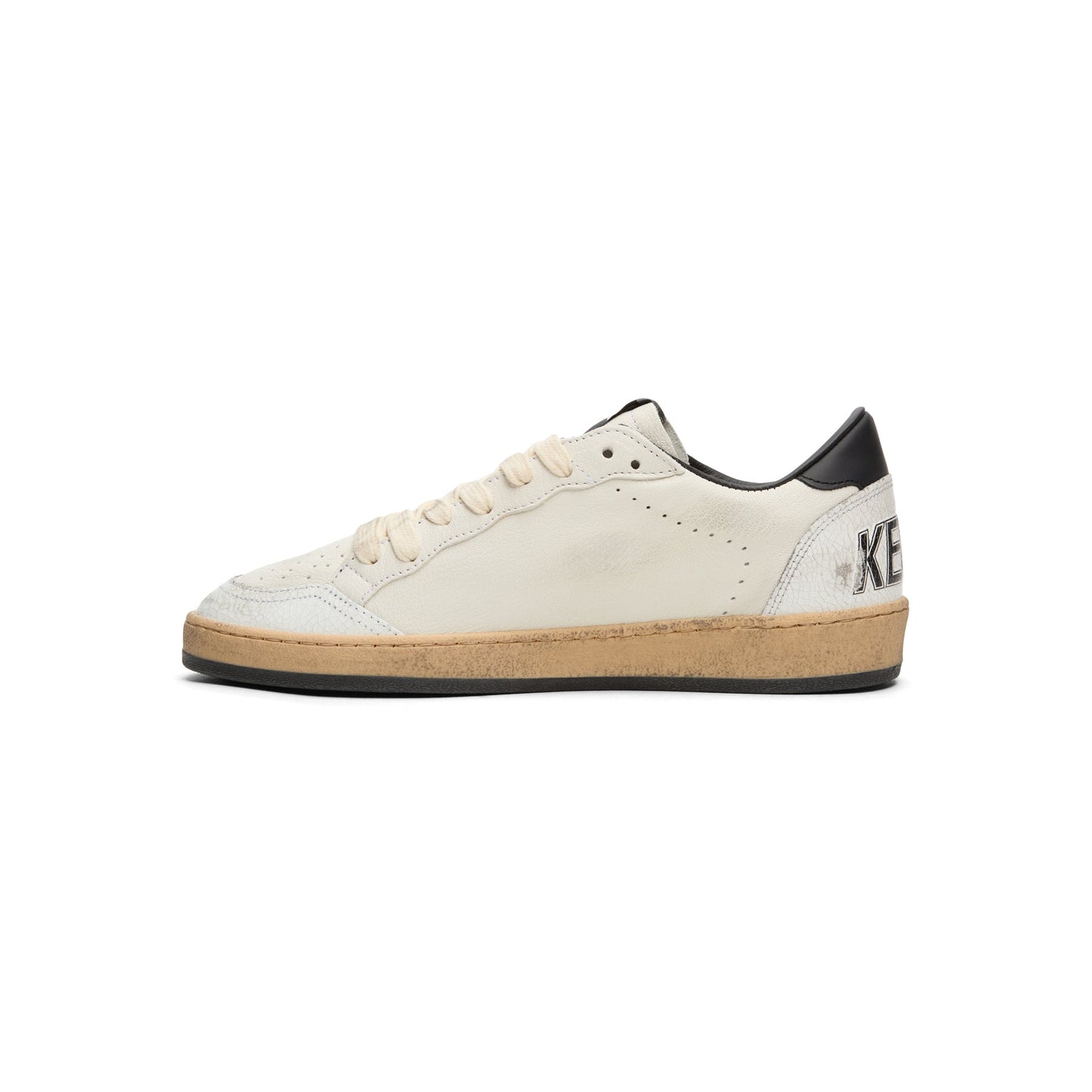 Golden Goose Ballstar Nappa Upper Leather Star And (White/Black)