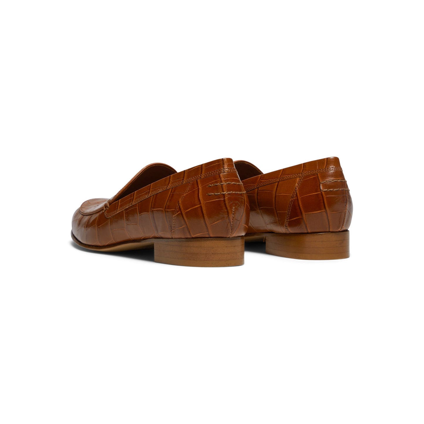 GIABORGHINI Money Printed Leather Loafer (Tan)