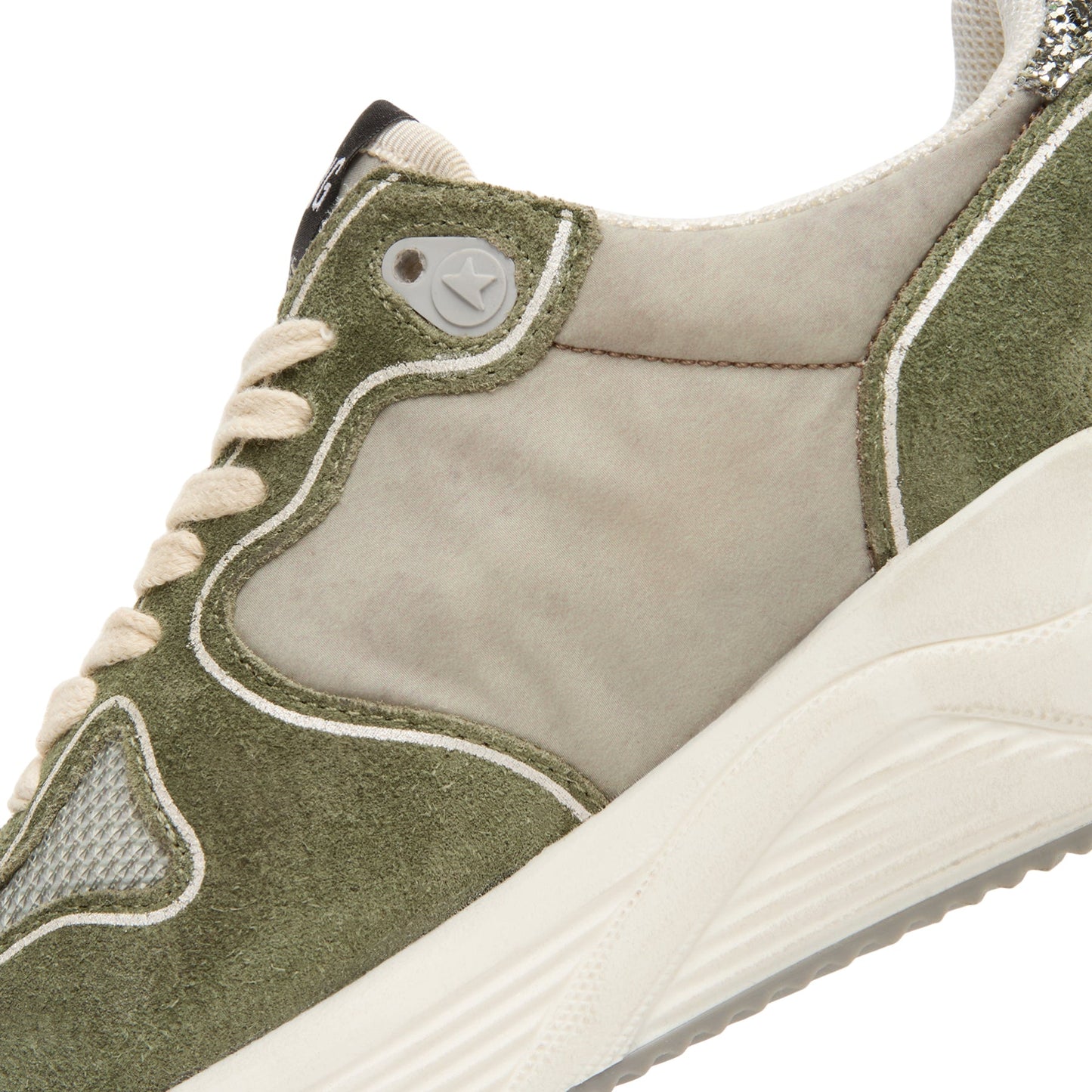 Golden Goose Running (Green/Silver)