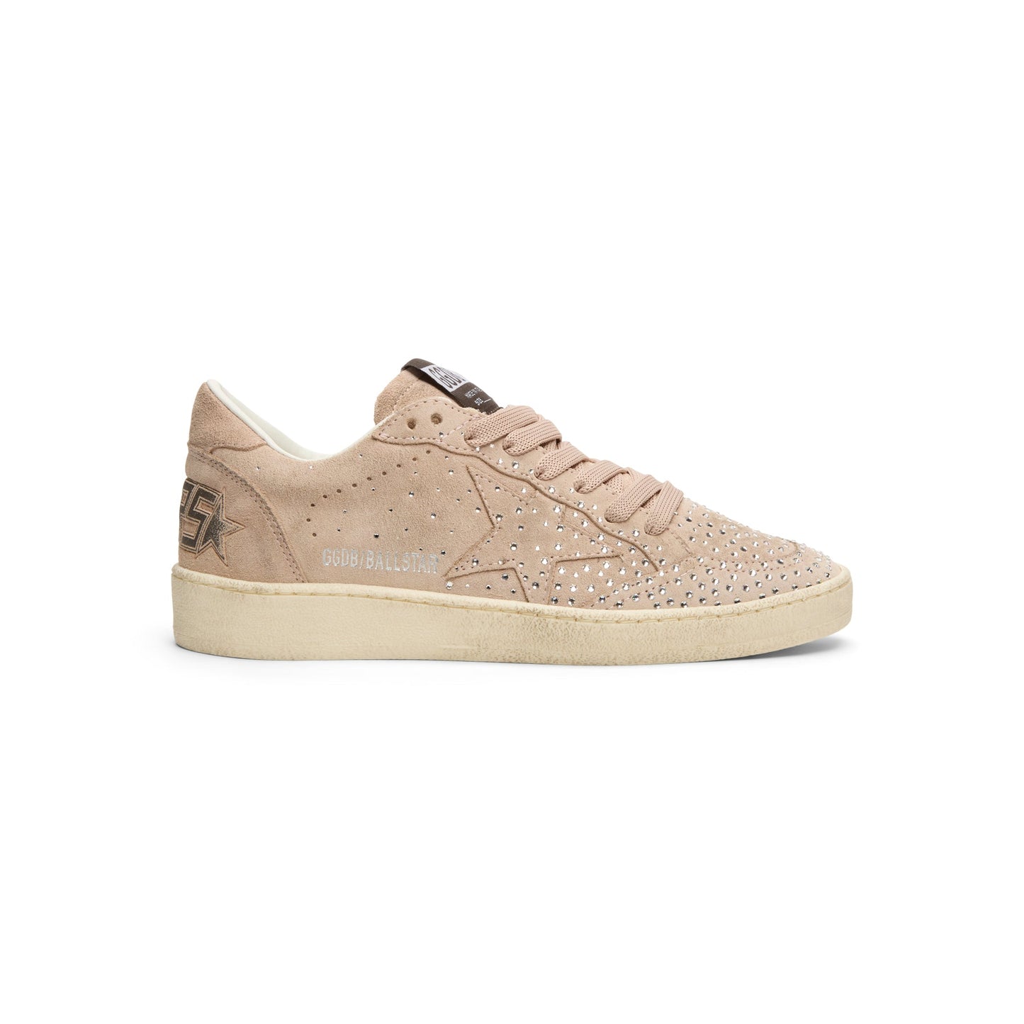 Golden Goose Ballstar Suede Upper Toe Tongue Star (Powder Pink)