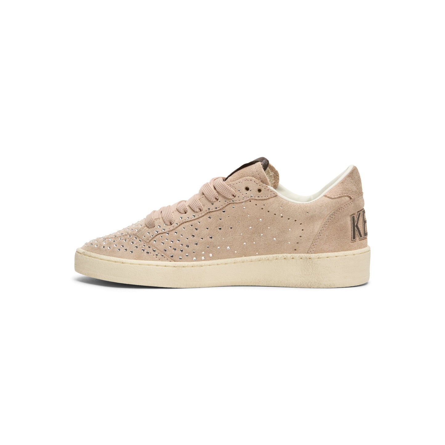 Golden Goose Ballstar Suede Upper Toe Tongue Star (Powder Pink)