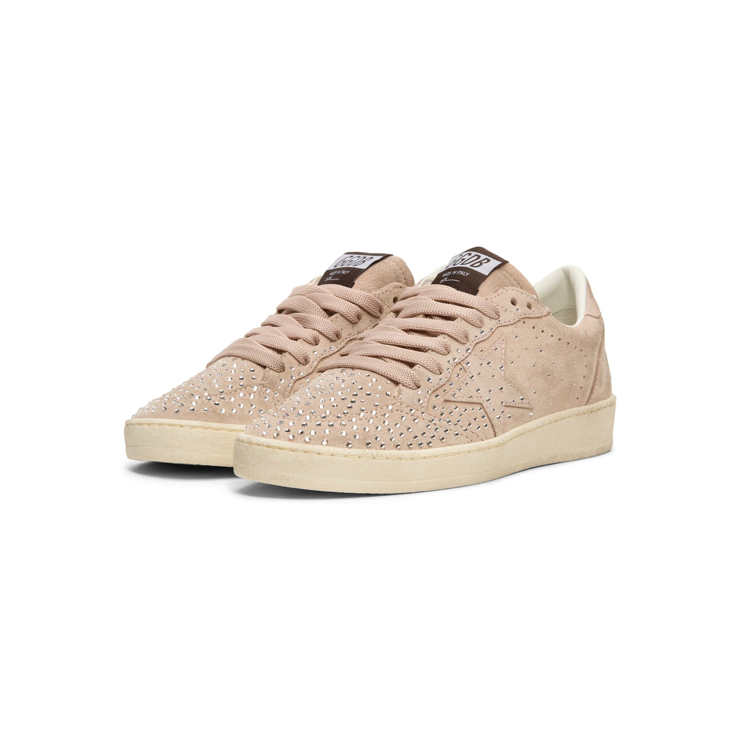 Golden Goose Ballstar Suede Upper Toe Tongue Star (Powder Pink)