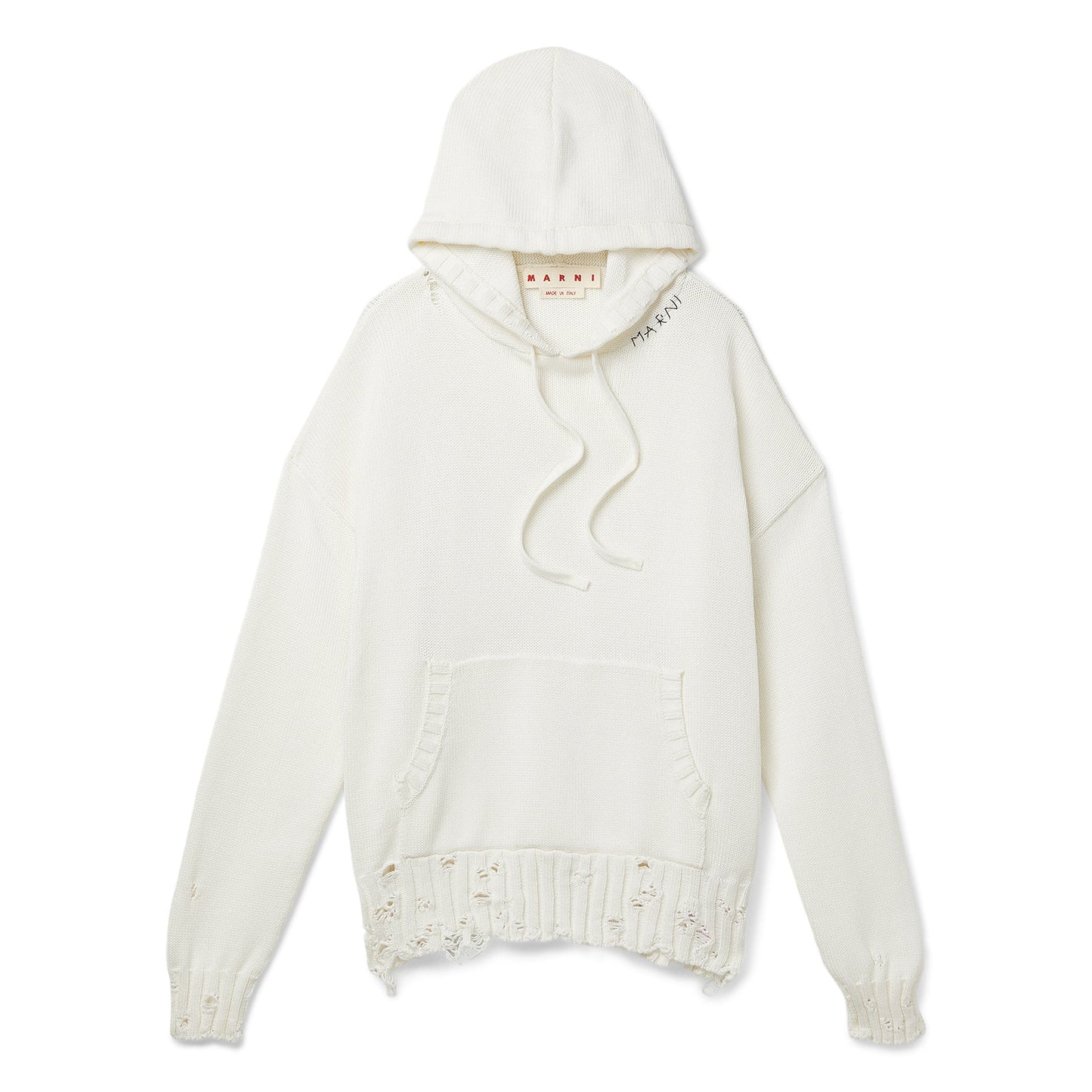 MARNI Roundneck Hoodie (Lily White)