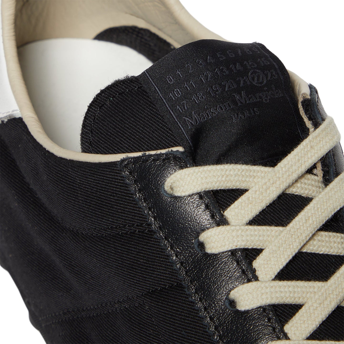Maison Margiela Sprinter Low Top Shoes (Black/White/Anthracite)