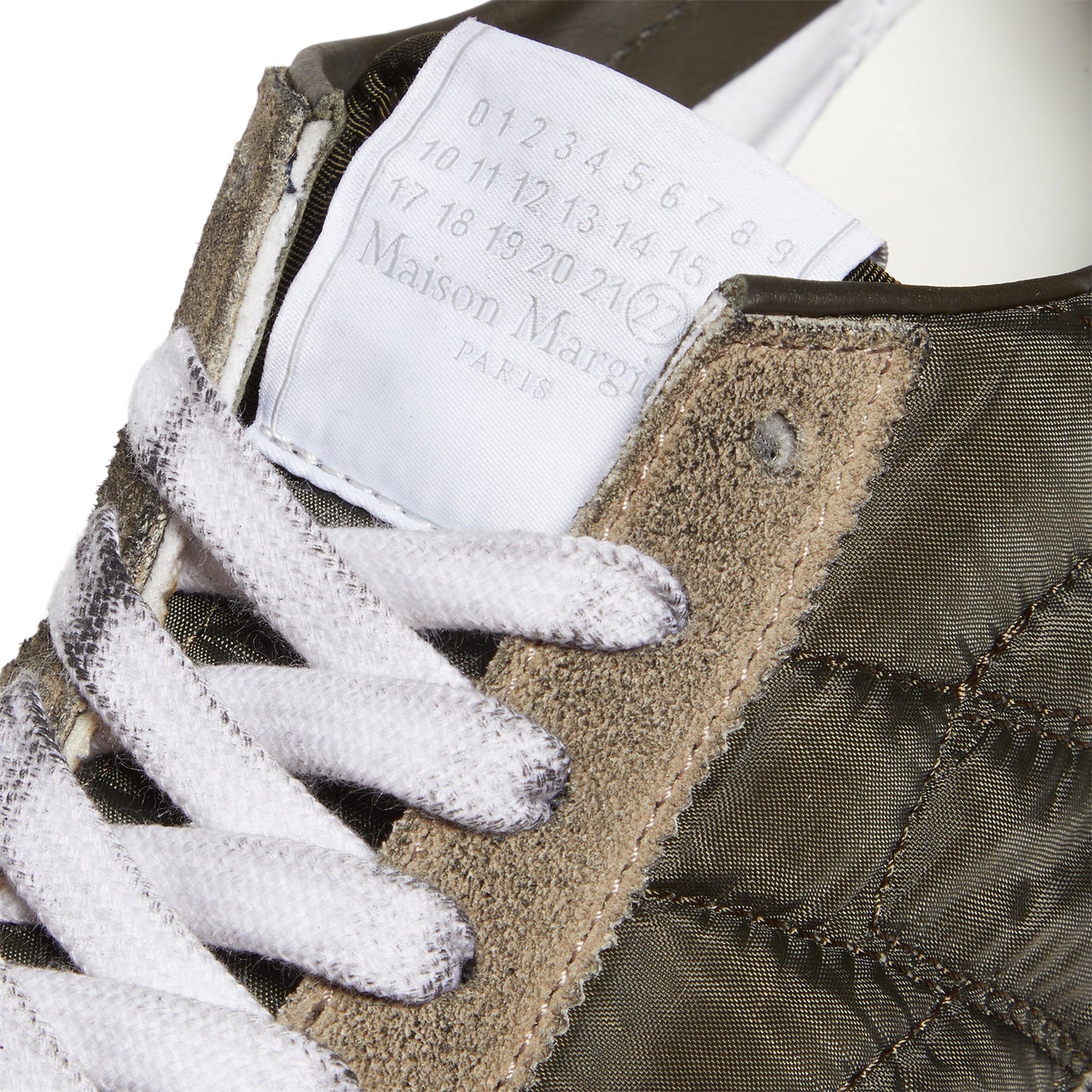 Maison Margiela Sprinters Low Top (Dark Green/White/Grey)