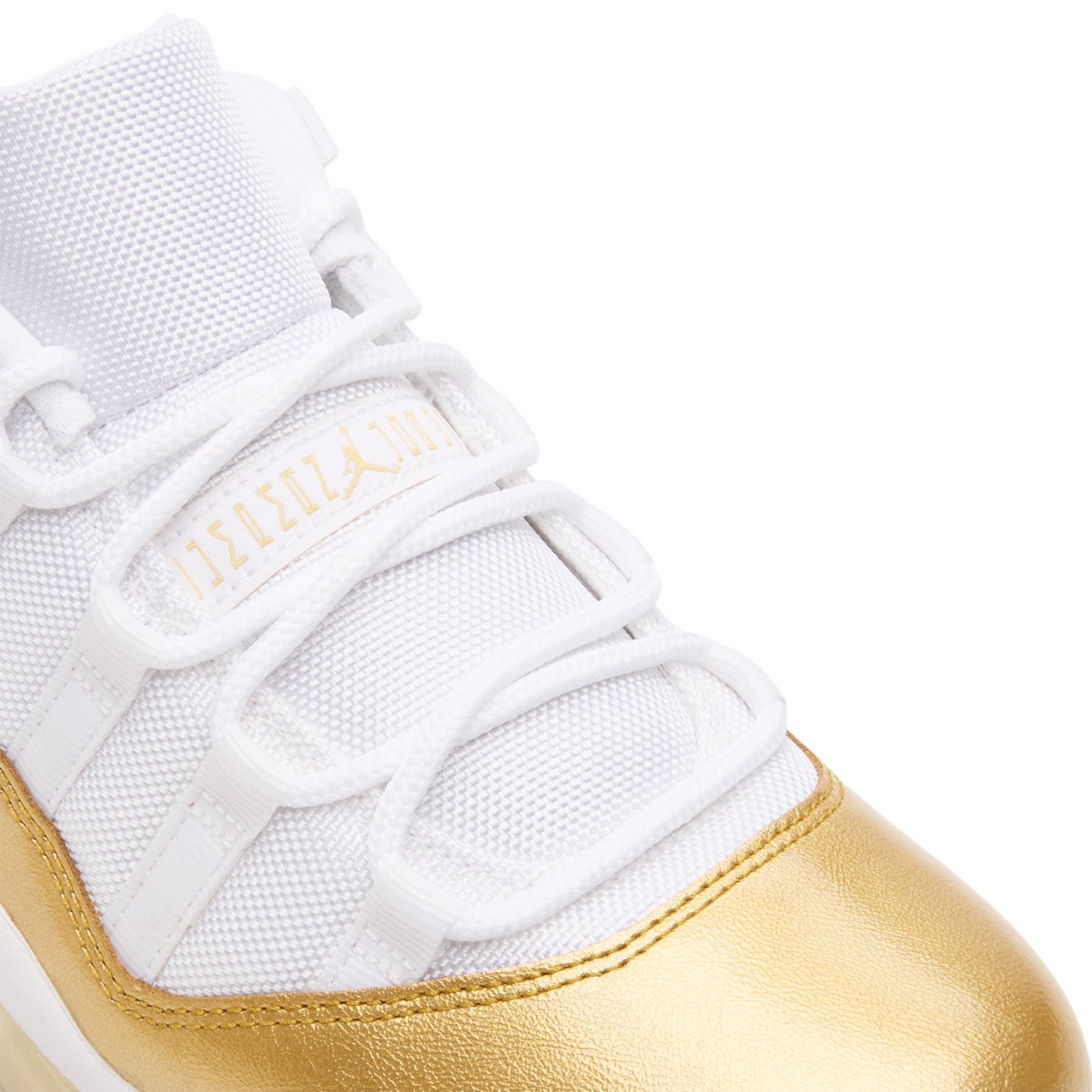 Air Jordan 11 Retro Low "Mother's Day" (White/Metallic Gold-Team Gold)