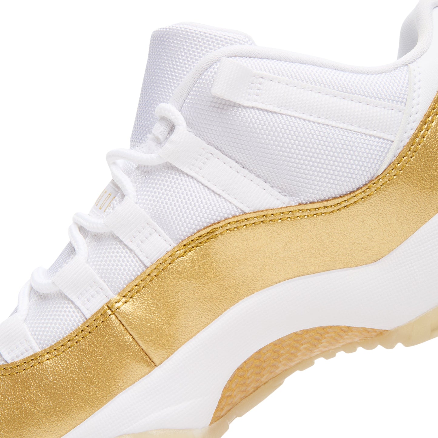 Air Jordan 11 Retro Low "Mother's Day" (White/Metallic Gold-Team Gold)