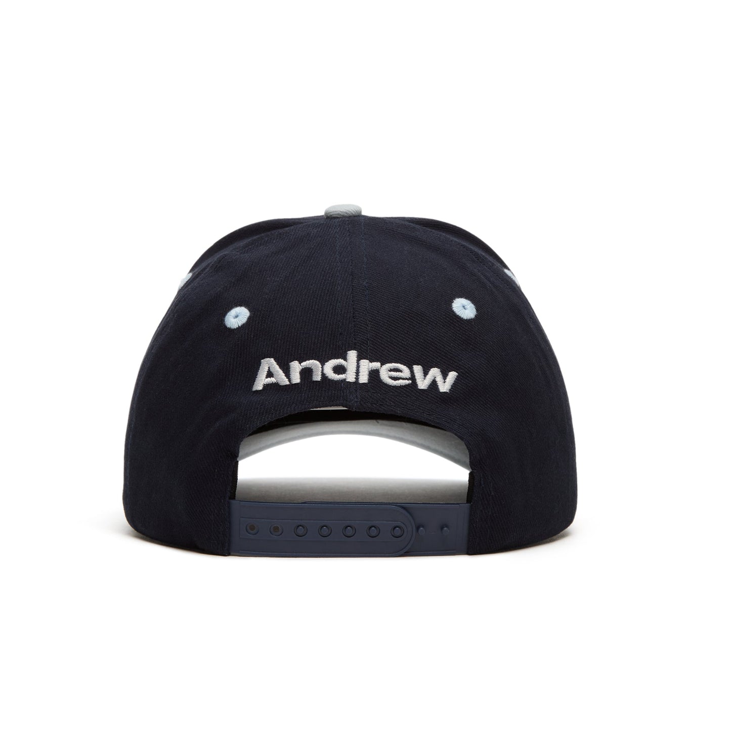 Andrew Lowercase 6 Panel Dad Hat (Blue)