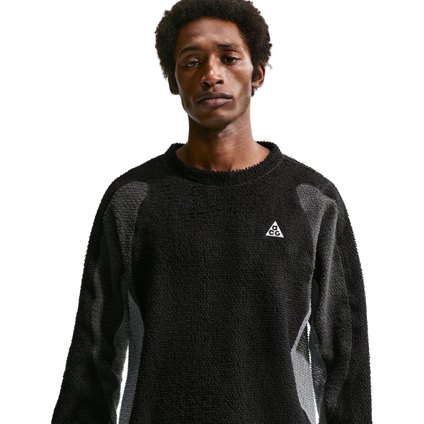 Nike ACG "Wolf Lichen" Crew-Neck Top (Black/Anthracite/Cool Grey/Summit White)