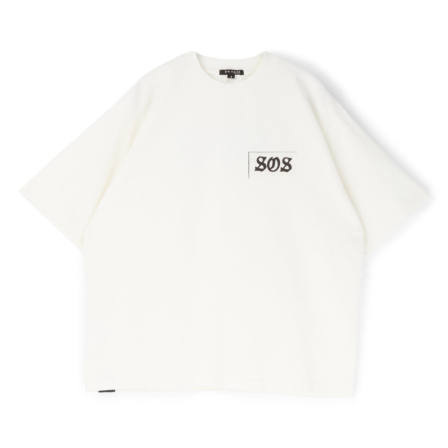 Beach Brains SOS Tee (Crisp white)