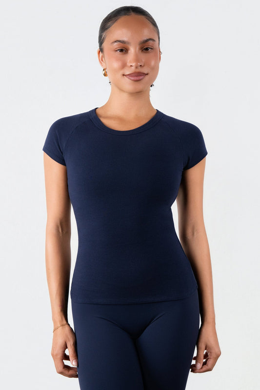Vitality Basis® Raglan Tee - Oxford
