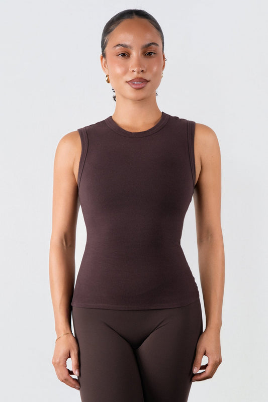 Vitality Basis® Muscle Tank - Espresso