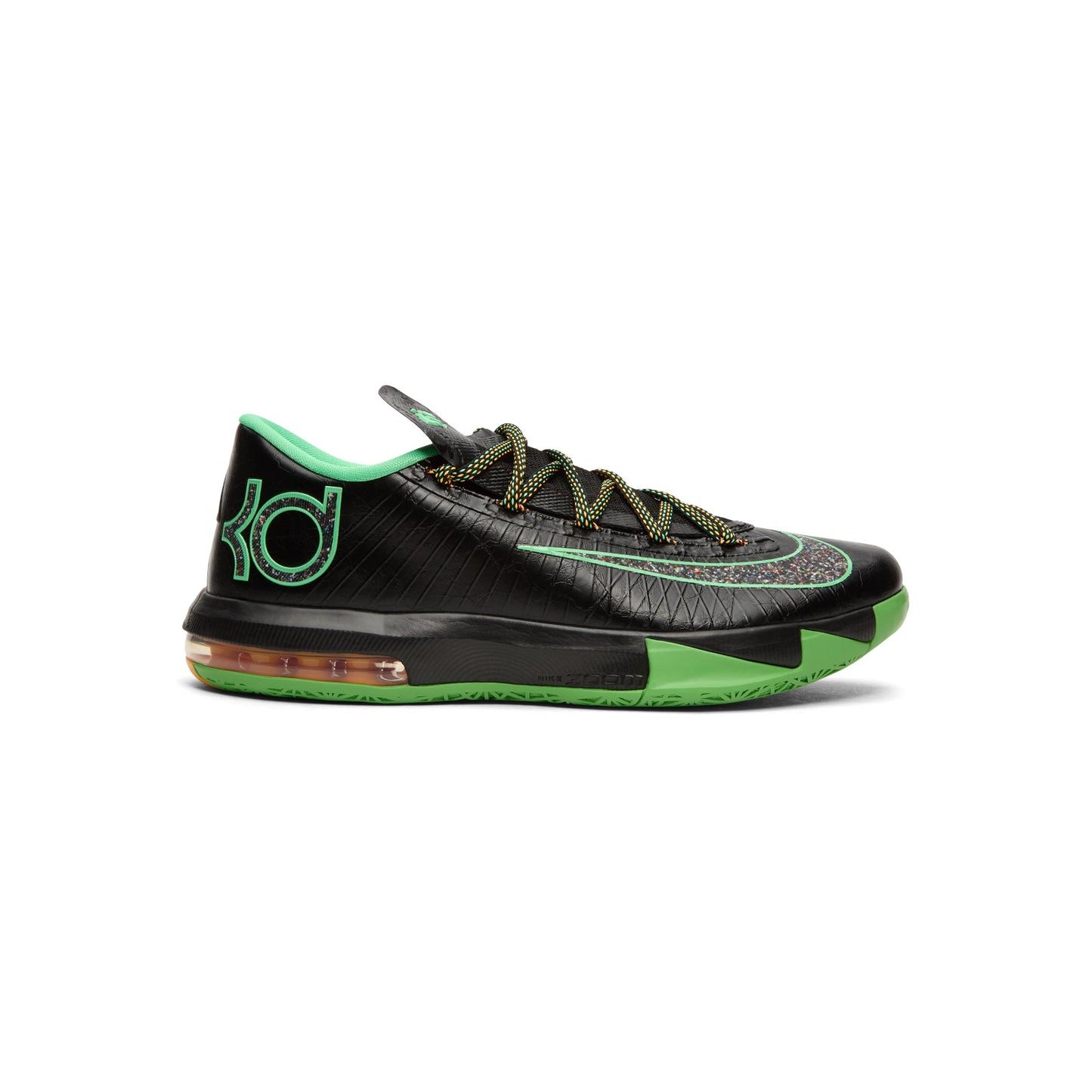 Nike KD 6 (Black/Multi-Color-Lt Lucid Green)