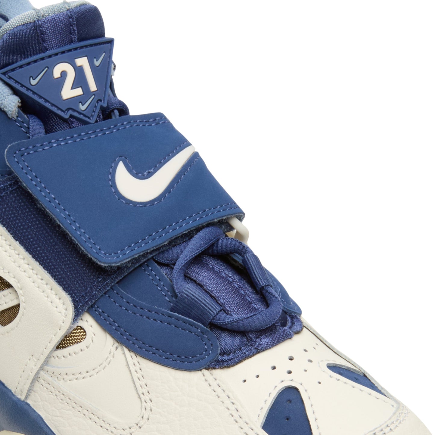 Nike Air Diamond Turf II (Sail/Mystic Navy-Blue Grey-Metallic Gold)