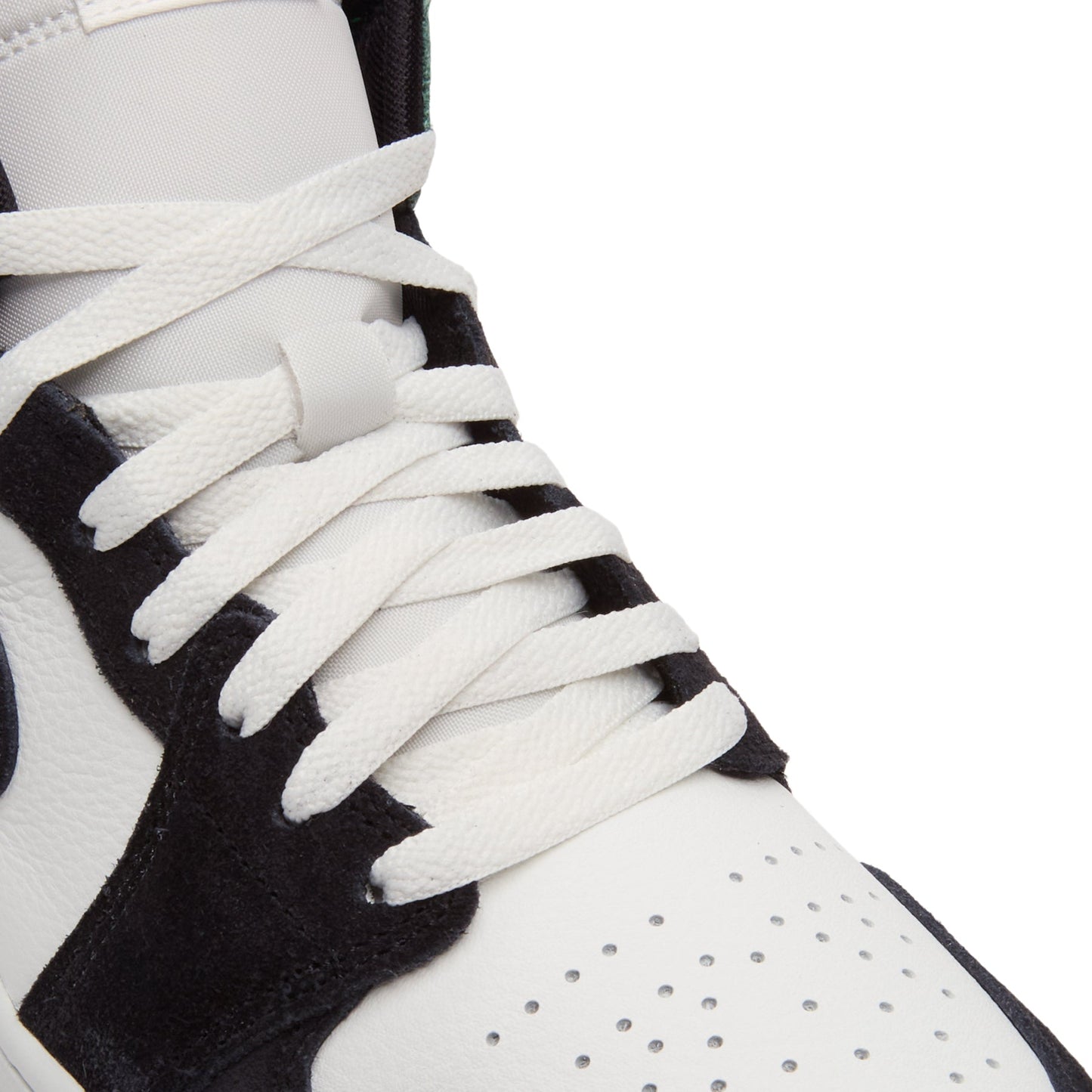 Air Jordan 1 Mid SE (Summit White/Black-Lucky Green)