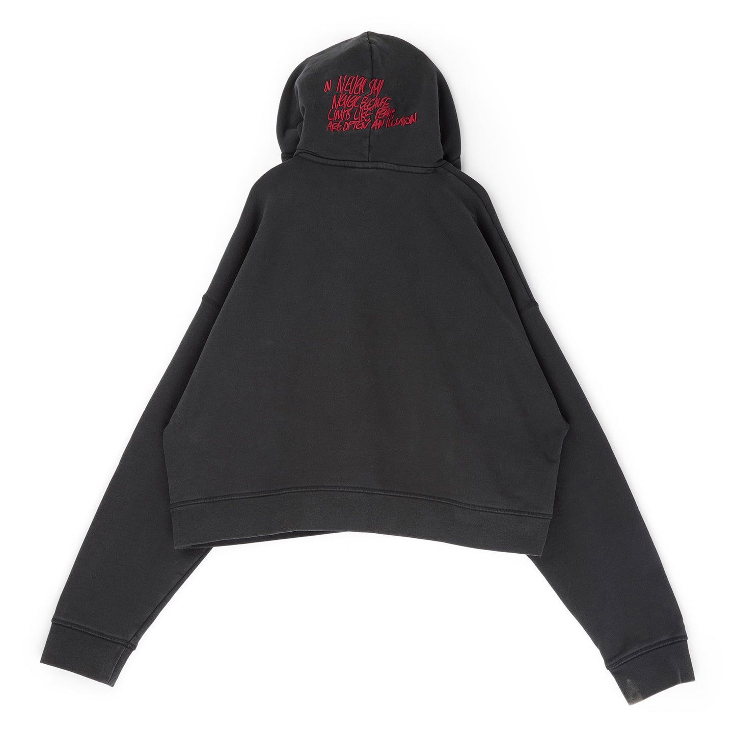 Air Jordan M J IH Crop Hoodie (Black/Ivory )
