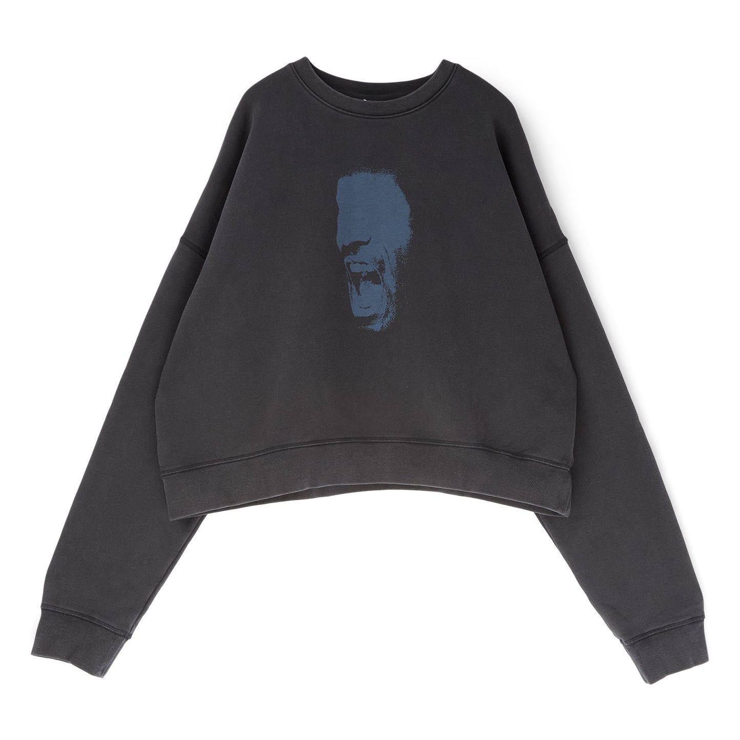 Air Jordan x IH Cropped Fleece Crew-Neck Sweatshirt (Black)