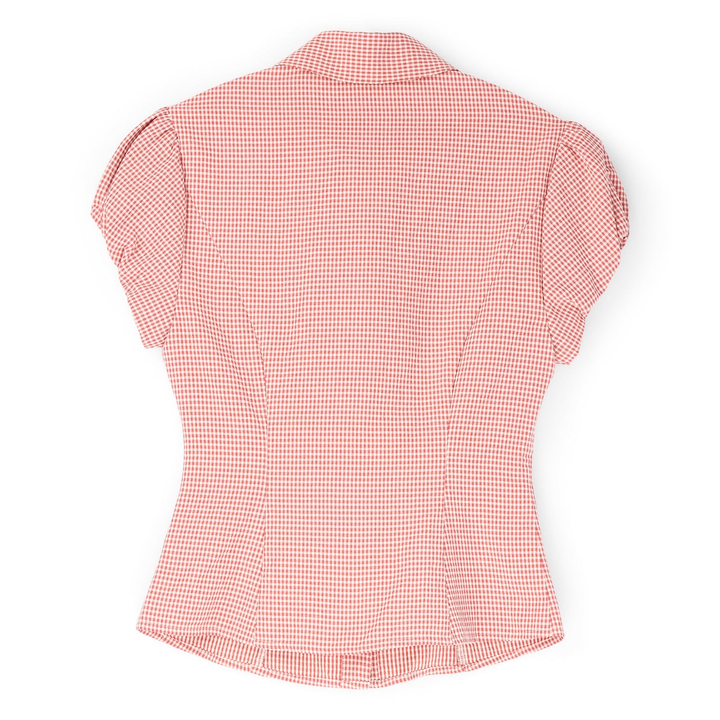 Danielle Guizio Liana Gingham Top (Red love)
