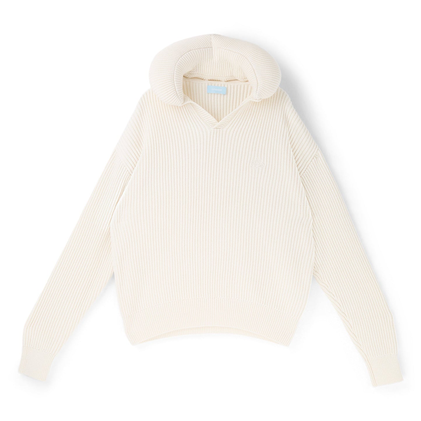 3.Paradis Pillow Neck Knit Sweater (Truewhite)
