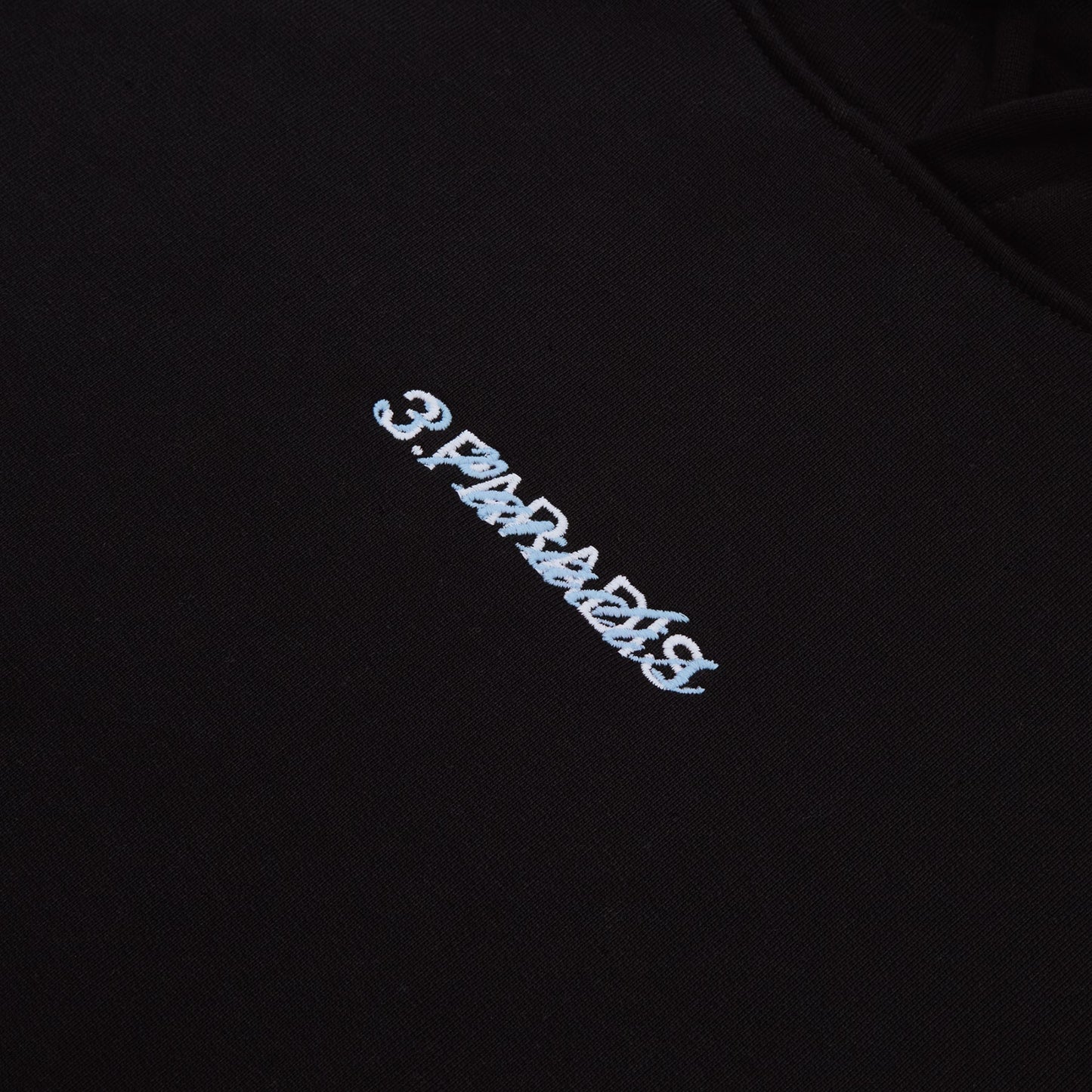 3.Paradis Double 3.Paradis Hooded Sweater (Trueblack)