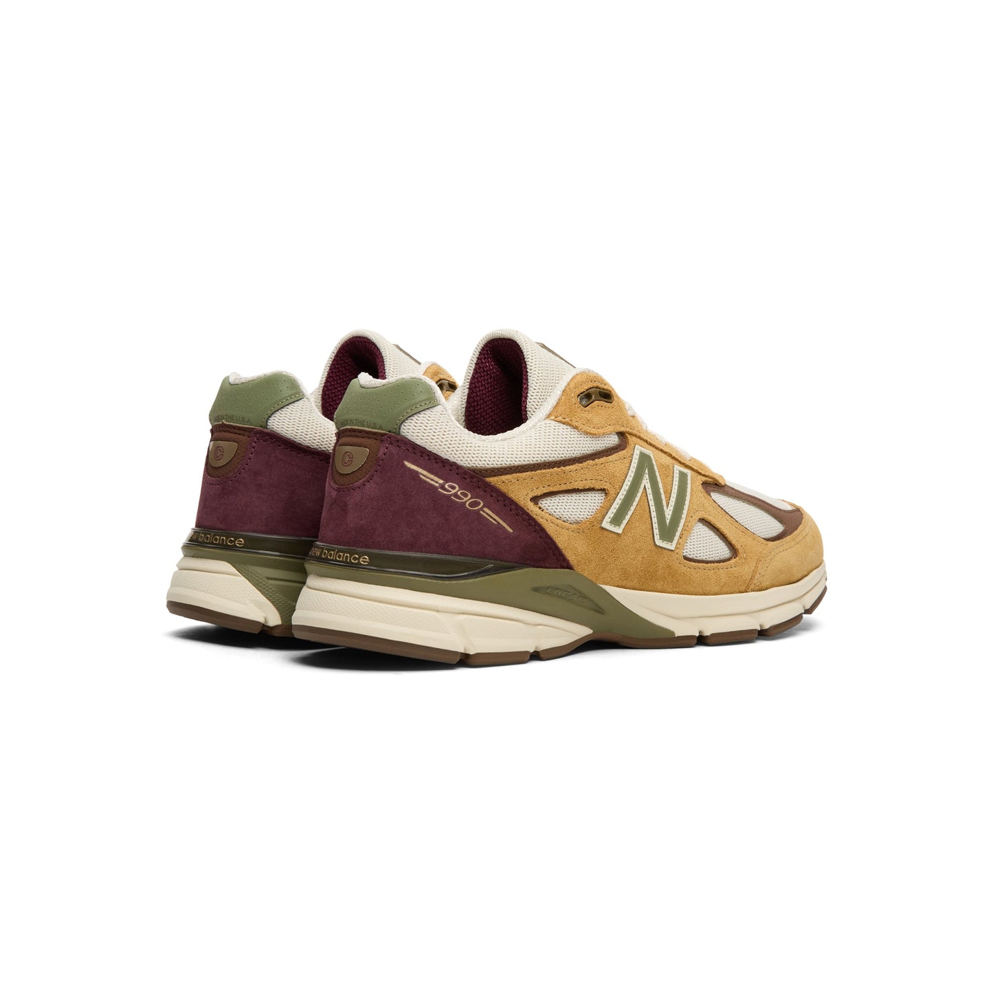 CNCPTS x New Balance 990v4 “Patina" (Pumpernickel/Dark Olivine)