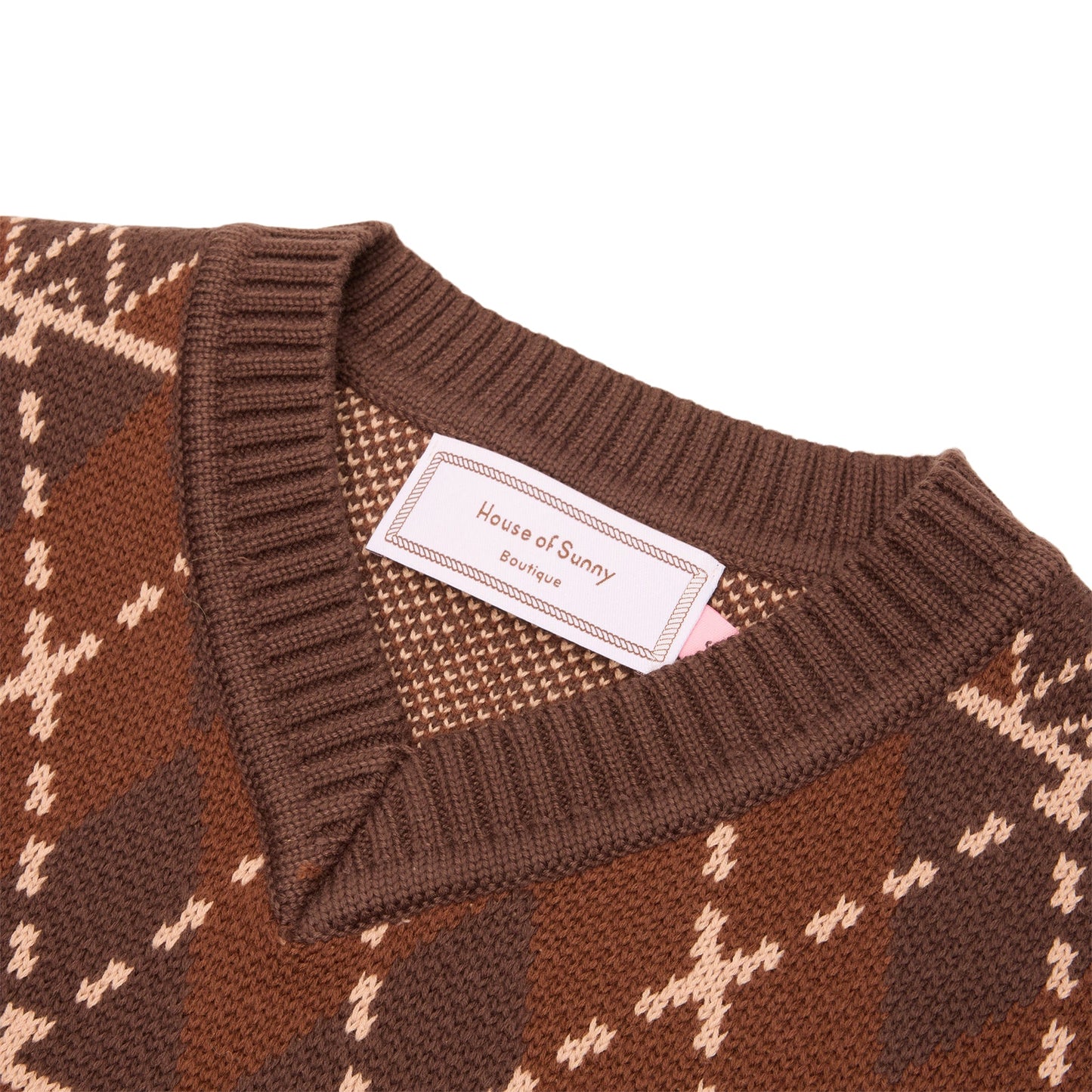 House of Sunny Ripples Vest (Tobacco)